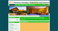 Desktop Screenshot of pension-horalka.cz